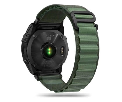 Pasek do smartwatchy Tech-Protect Nylon Pro do Garmin Fenix (26mm) Military Green